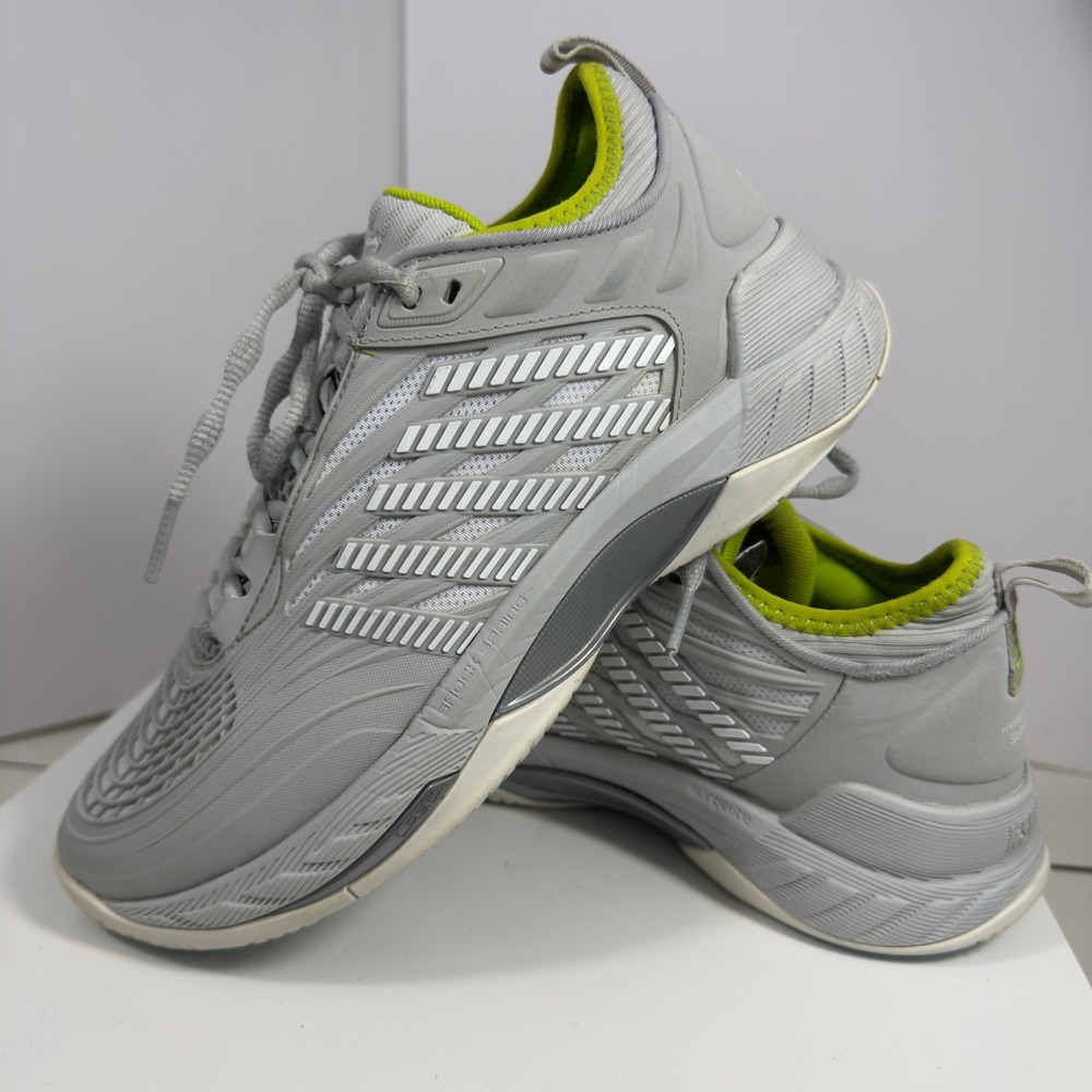 K-Swiss Hypercourt Supreme 2 Women Size 9.5 Gray Violet Tennis Shoes 99071-034-M